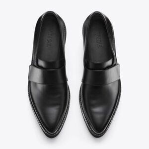 Vince leather Platform Pointed Loafer